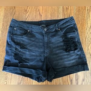 Women’s American Eagle Size 16 Black Jean Shorts